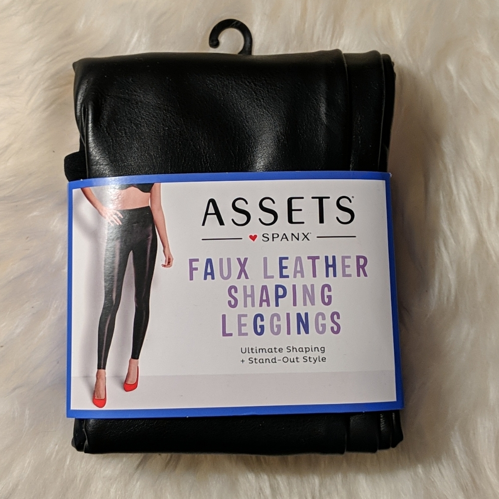 ASSETS by SPANX Women's Faux Leather Leggings